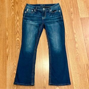 Miss Me Low Rise Boot Cut Jeans